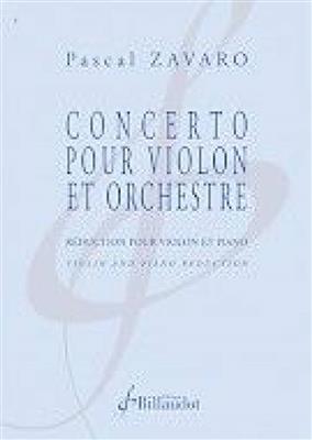 Pascal Zavaro: Concerto Pour Violon: Violine mit Begleitung