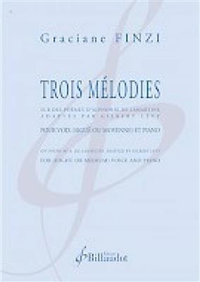 Graciane Finzi: Trois mélodies: Gesang mit Klavier