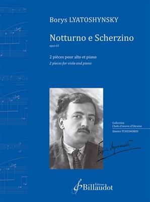 Borys Lyatoshynsky: Notturno e Scherzino, Op. 65: Viola mit Begleitung