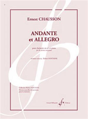 Ernest Chausson: Andante Et Allegro: Klarinette mit Begleitung