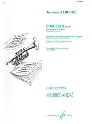 Tomaso Albinoni: Concerto En Sib: Trompete mit Begleitung