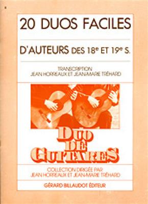 20 Duos Faciles D'Auteurs Des 18E Et 19E Siecles: Gitarre Duett