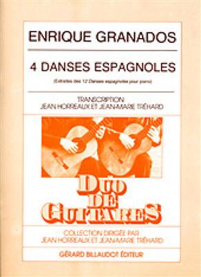 Enrique Granados: 4 Danses Espagnoles (Nø3-4-11-12): Gitarre Duett