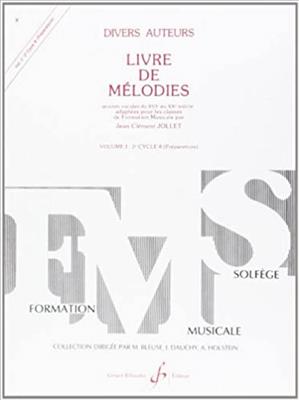 Jean-Clément Jollet: Livre De Melodies Volume 3: Gesang Solo