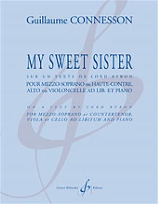 Guillaume Connesson: My Sweet Sister: Gesang mit Klavier