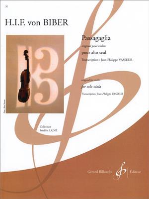 Heinrich Ignaz Franz Biber: Passagaglia: Viola Solo