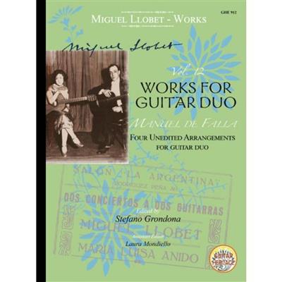 Stefano Grondona: Works for Guitar Duo : (Arr. Miguel Llobet): Gitarre Duett
