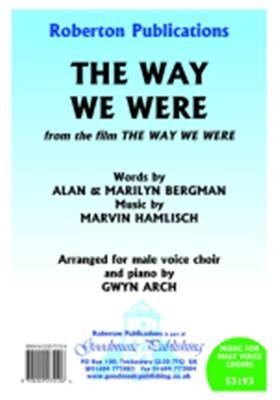 Marvin Hamlisch: The Way We Were: (Arr. Gwyn Arch): Männerchor mit Begleitung