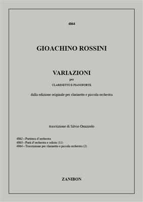 Gioachino Rossini: Variazioni: Klarinette Solo