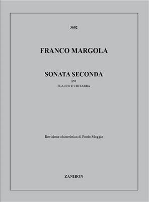 Franco Margola: Sonata seconda: Flöte mit Begleitung