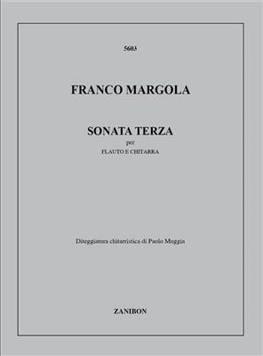 Franco Margola: Sonata terza: Flöte mit Begleitung