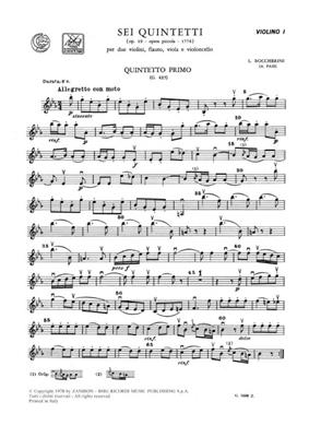 Luigi Boccherini: 6 Quintet Op. 19 (1797) Opera Piccola: Kammerensemble