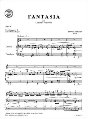 Franco Margola: Fantasia: Gitarre mit Begleitung