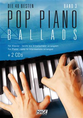 Pop Piano Ballads 3: (Arr. Helmut Hage): Klavier Solo