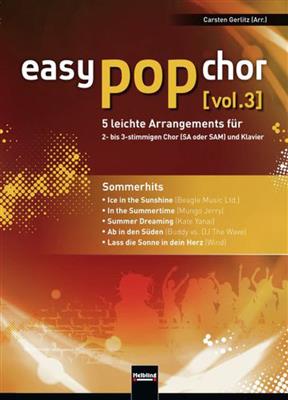 Easy Pop Chor 3: Sommerhits: Frauenchor mit Klavier/Orgel