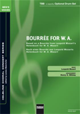 Wolfgang Amadeus Mozart: Bourrée for W.A.: (Arr. Henry O. Millsby): Männerchor mit Begleitung