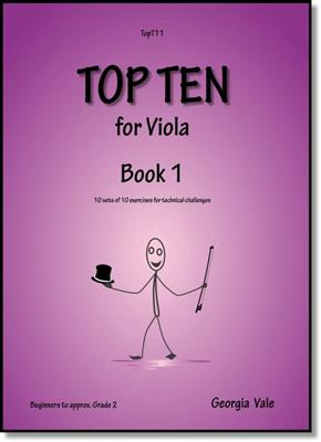 Georgia Vale: Top Ten for Viola Book 1: Viola Solo