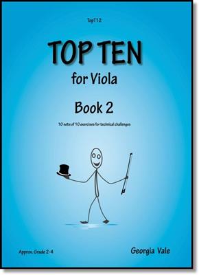 Georgia Vale: Top Ten for Viola Book 2: Viola Solo
