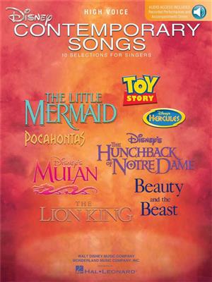 Disney Contemporary Songs: Gesang mit Klavier