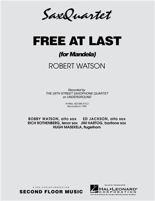 Robert Watson: Free At Last: Saxophon Ensemble