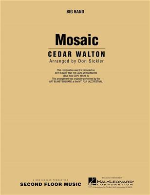 Cedar Walton: Mosaic Full Score: (Arr. Don Sickler): Jazz Ensemble