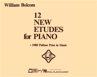 William Bolcom: 12 New Etudes for Piano: Klavier Solo