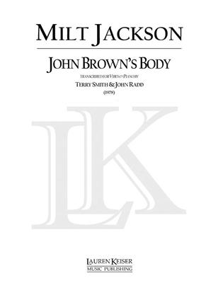 Milt Jackson: John Brown's Body for Vibes and Piano: Percussion Ensemble