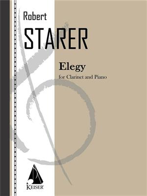 Robert Starer: Elegy: Klarinette mit Begleitung