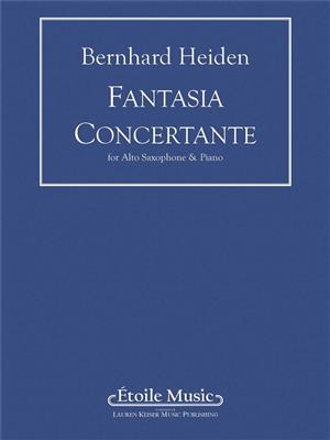 Bernhard Heiden: Fantasia Concertante (piano reduction): Altsaxophon mit Begleitung