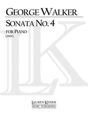 George Walker: Piano Sonata No. 4: Klavier Solo