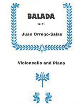 Juan Orrego-Salas: Balada: Cello mit Begleitung