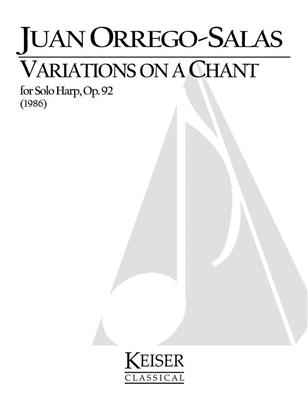Juan Orrego-Salas: Variations on a Chant Op. 92: Harfe Solo