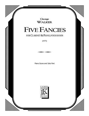 George Walker: Five Fancies: Klarinette mit Begleitung