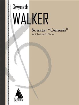 Gwyneth Walker: Sonata for Clarinet and Piano: Genesis: Klarinette mit Begleitung