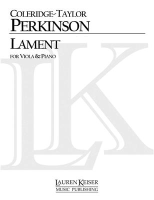 Coleridge-Taylor Perkinson: Lament: Viola mit Begleitung