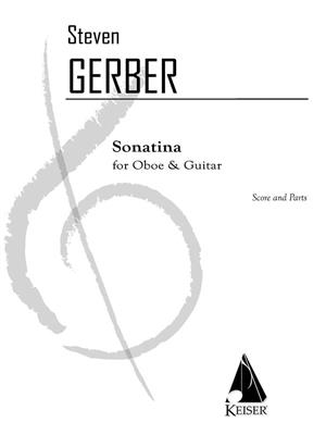 Steven R. Gerber: Sonatina for Oboe and Guitar: Oboe mit Begleitung