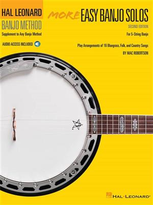 More Easy Banjo Solos - 2nd Edition: (Arr. Mac Robertson): Banjo