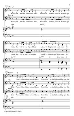 Richard Smallwood: Anthem of Praise: (Arr. Keith Hampton): Gemischter Chor mit Begleitung