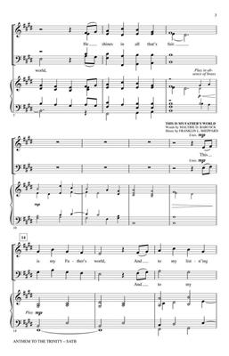 Anthem to the Trinity: (Arr. Howard Helvey): Gemischter Chor mit Begleitung
