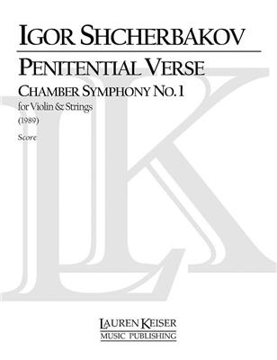 Igor Shcherbakov: Penitential Verse: Chamber Symphony No. 1: Orchester mit Solo