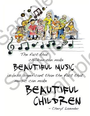 Cheryl Lavender: Beautiful Music, Beautiful Children Poster: Gemischter Chor mit Begleitung