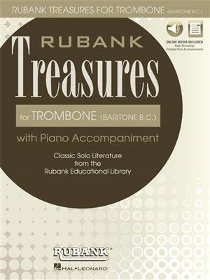 Rubank Treasures for Trombone (Baritone B.C.): Posaune Solo