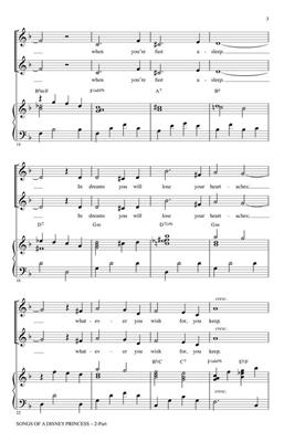 Songs of a Disney Princess: (Arr. Mac Huff): Frauenchor mit Begleitung