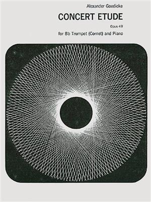 Alexander Goedicke: Concert Etüde Op. 49: Trompete mit Begleitung