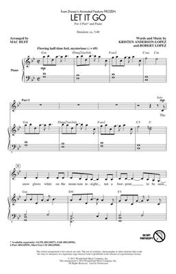 Let It Go: (Arr. Mac Huff): Frauenchor mit Klavier/Orgel