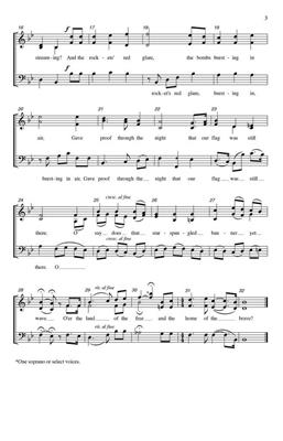 John Stafford Smith: The Star-Spangled Banner: (Arr. Tim Sharp): Gemischter Chor mit Begleitung