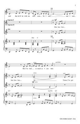 Leona Lewis: One More Sleep: (Arr. Mac Huff): Frauenchor mit Begleitung