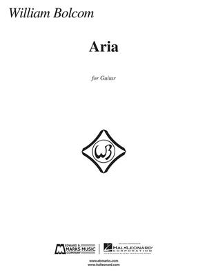 William Bolcom: Aria: Gitarre Solo