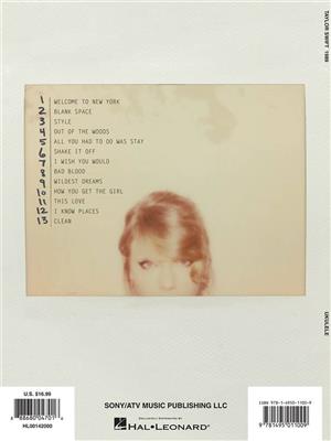 Taylor Swift: Taylor Swift - 1989: Ukulele Solo