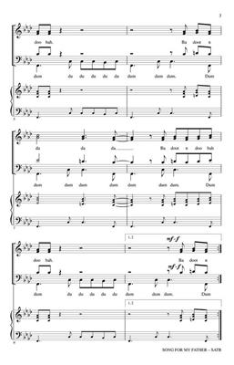 Horace Silver: Song for My Father: (Arr. Raymond Roberts): Gemischter Chor mit Begleitung